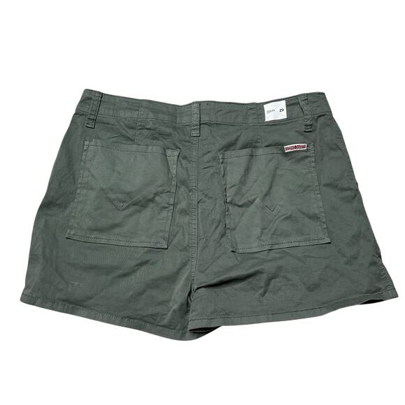 HUDSON Green Utility Shorts Women's Size 29 Pockets Lightweight Summer - Picture 6 of 11